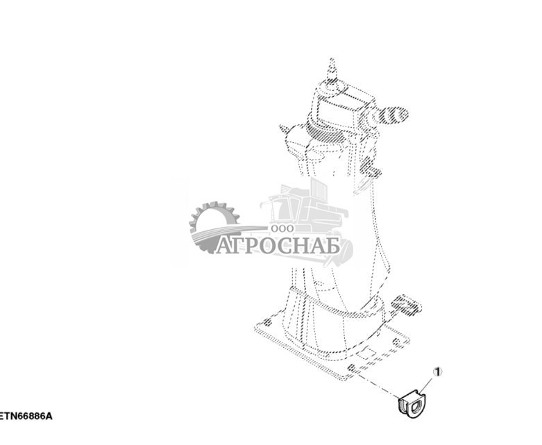 Заглушка крепления насоса рулевого управления - ST756508 481.jpg
